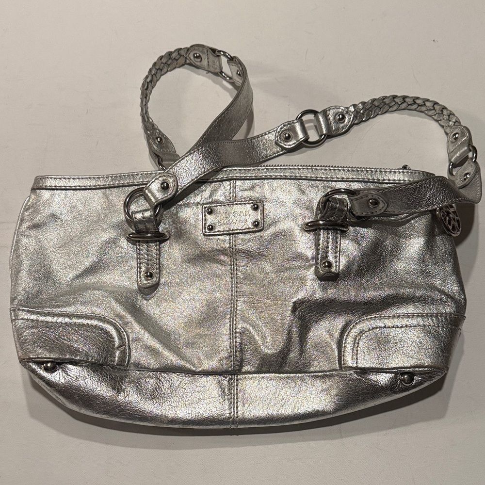 The Sak Silver Shoulder Bag